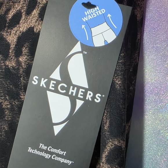 Skechers Diamond Brushed Cheetah High Waisted Legging Size 3XL - Picture 5 of 10